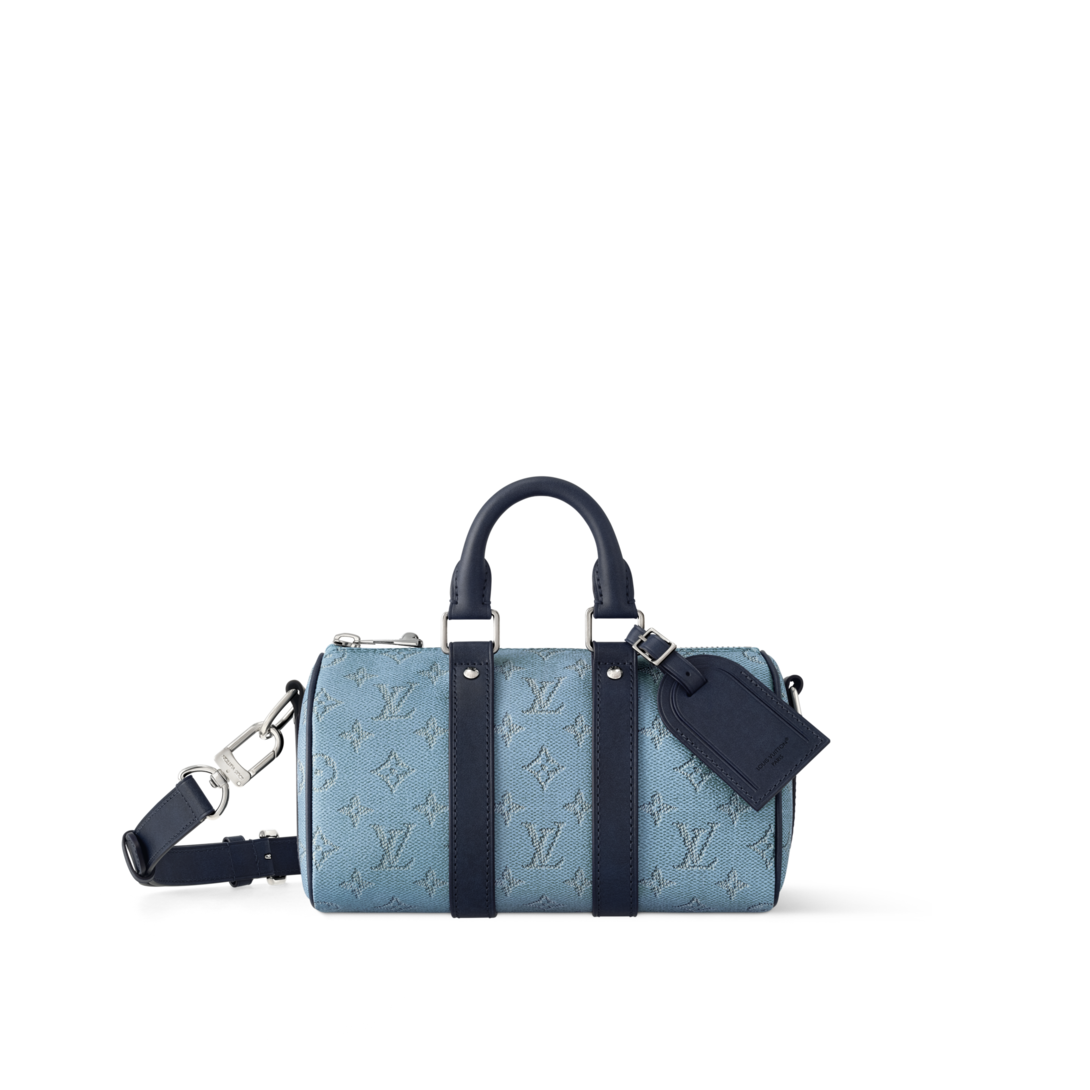 *LV*キーポール25 モノグラムショルダーバッグ ブルー M14681 Keepall Bandoulière 25 G71 - Bags and Small Leather Goods